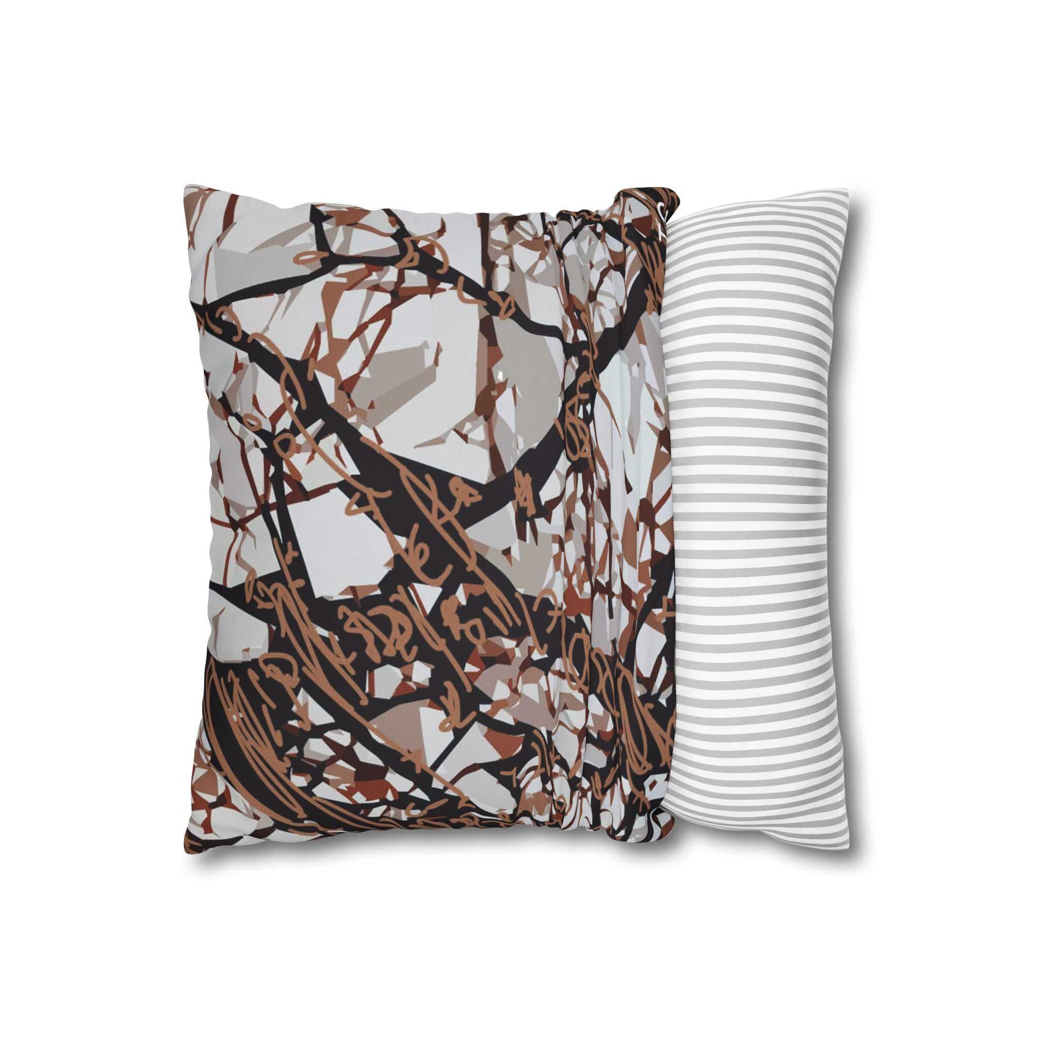 Bohemian Decorative Pillow, Artistic Home Décor, Cozy Couch Cushion, Unique Throw Pillow, Stylish Gift Idea for Home