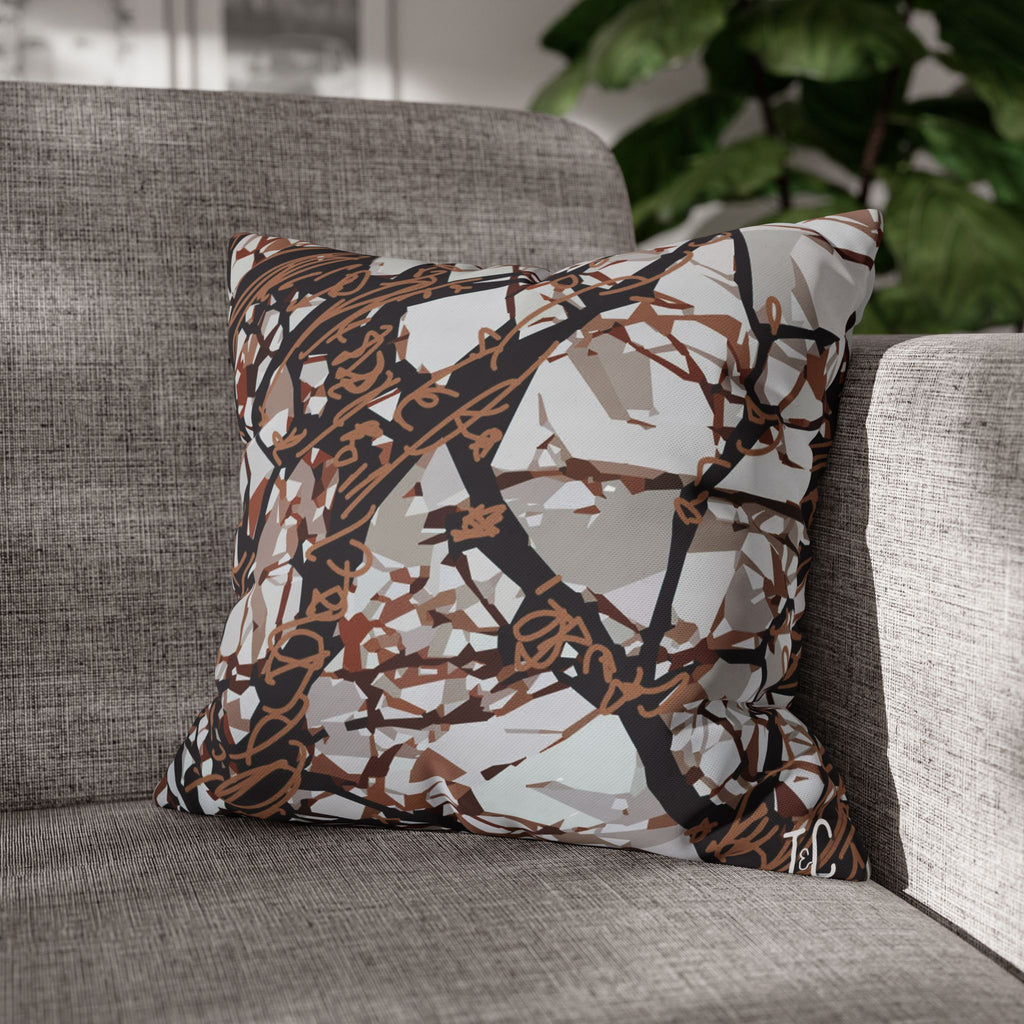 Bohemian Decorative Pillow, Artistic Home Décor, Cozy Couch Cushion, Unique Throw Pillow, Stylish Gift Idea for Home