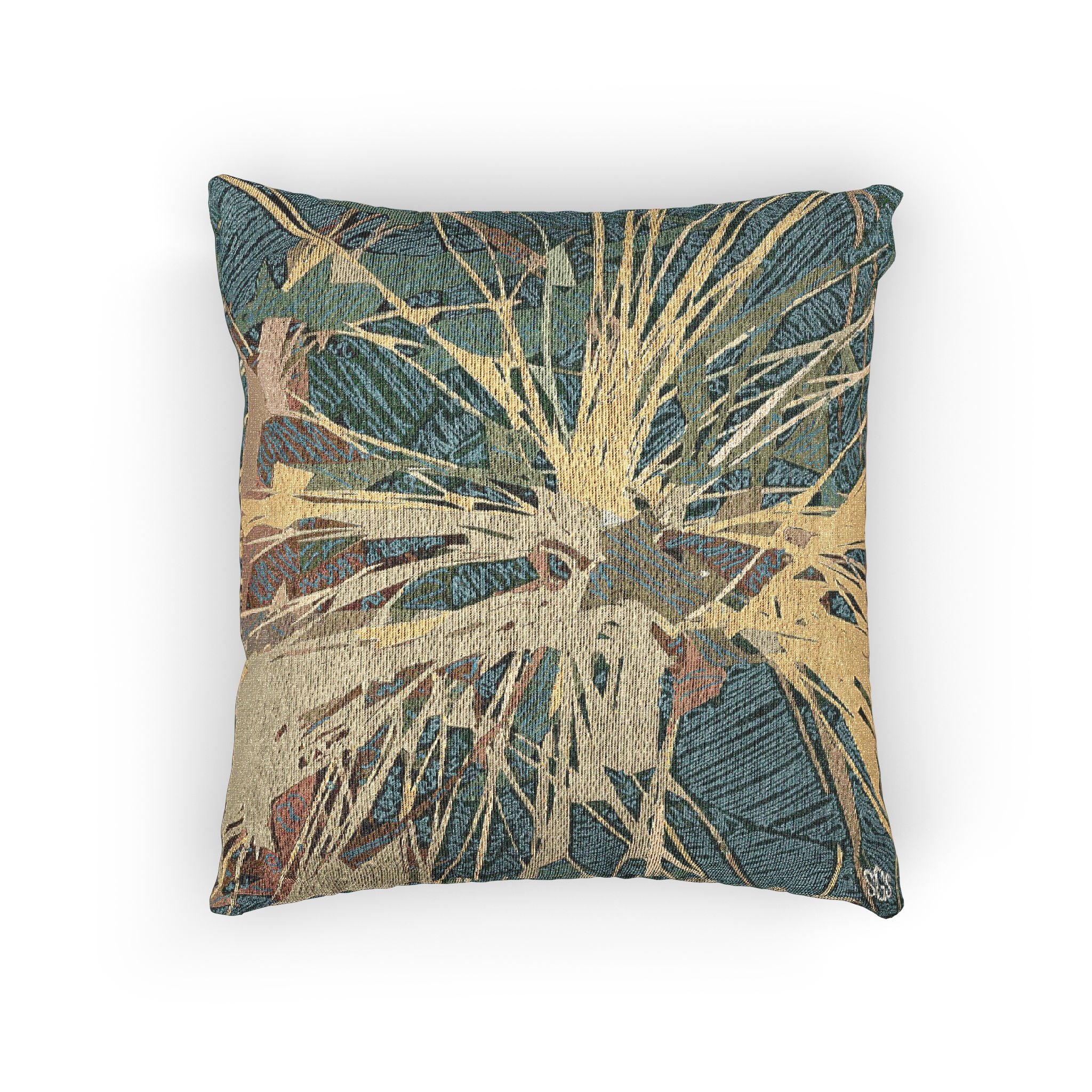 Christmas Pine- Woven Throw PIllow