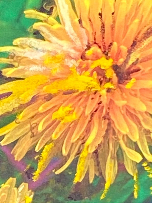 Dandy Dandelion Woodblock Painting- SOLD- PREORDER AVAILABLE!