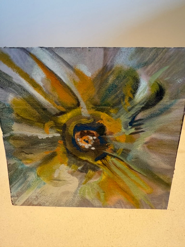 Narcissus Explosion Woodblock Painting