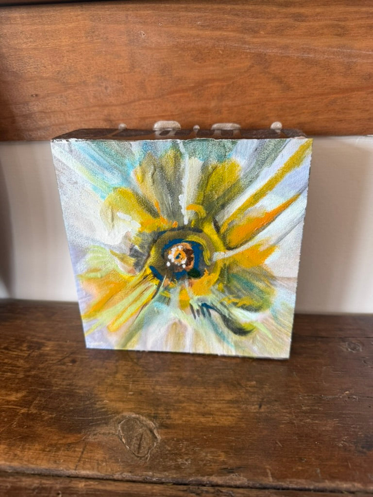 Narcissus Explosion Woodblock Painting