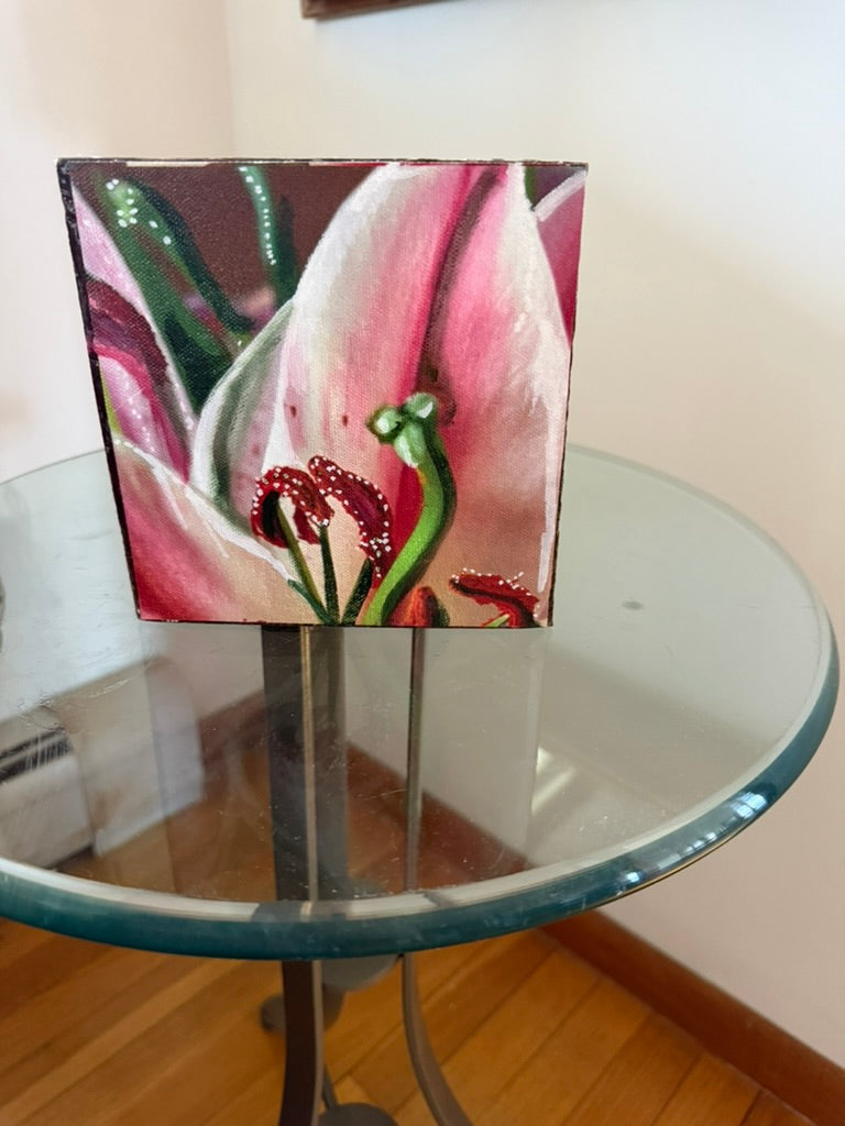Sweet  Lily Woodblock Painting