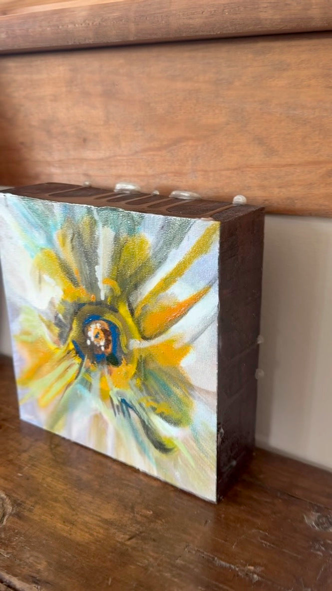 Narcissus Explosion Woodblock Painting