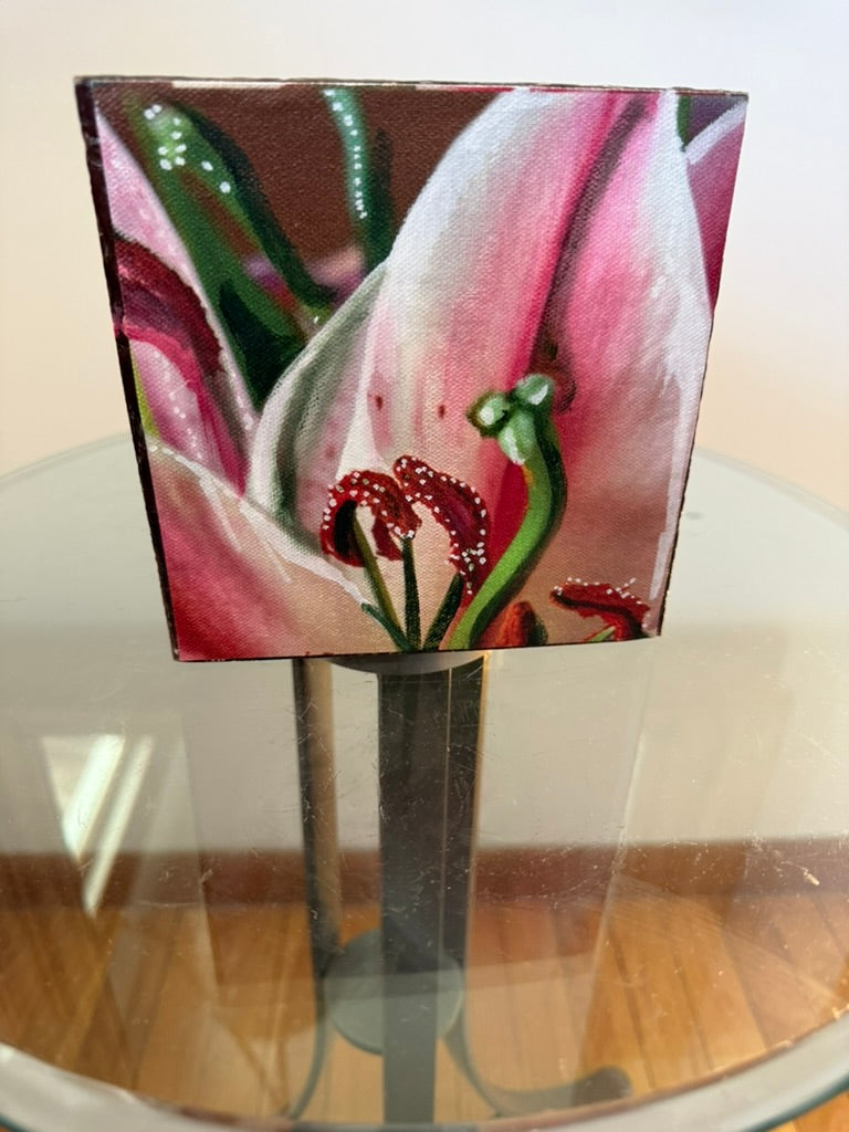 Sweet  Lily Woodblock Painting