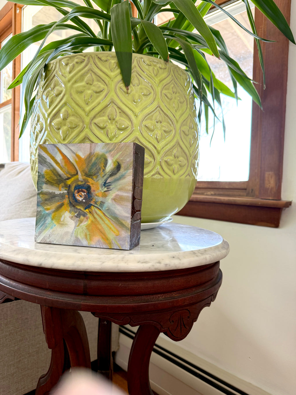 Narcissus Explosion Woodblock Painting