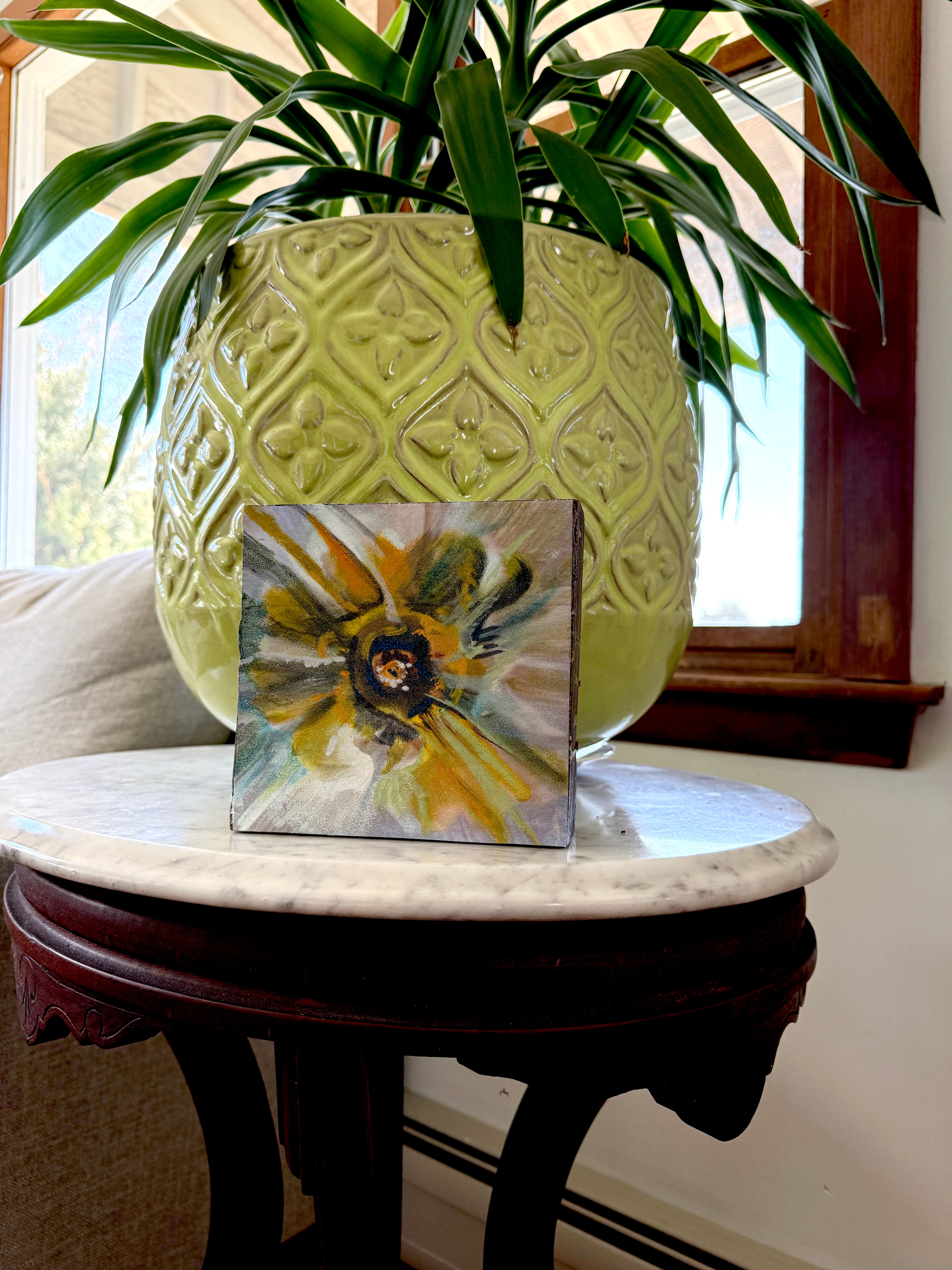 Narcissus Explosion Woodblock Painting