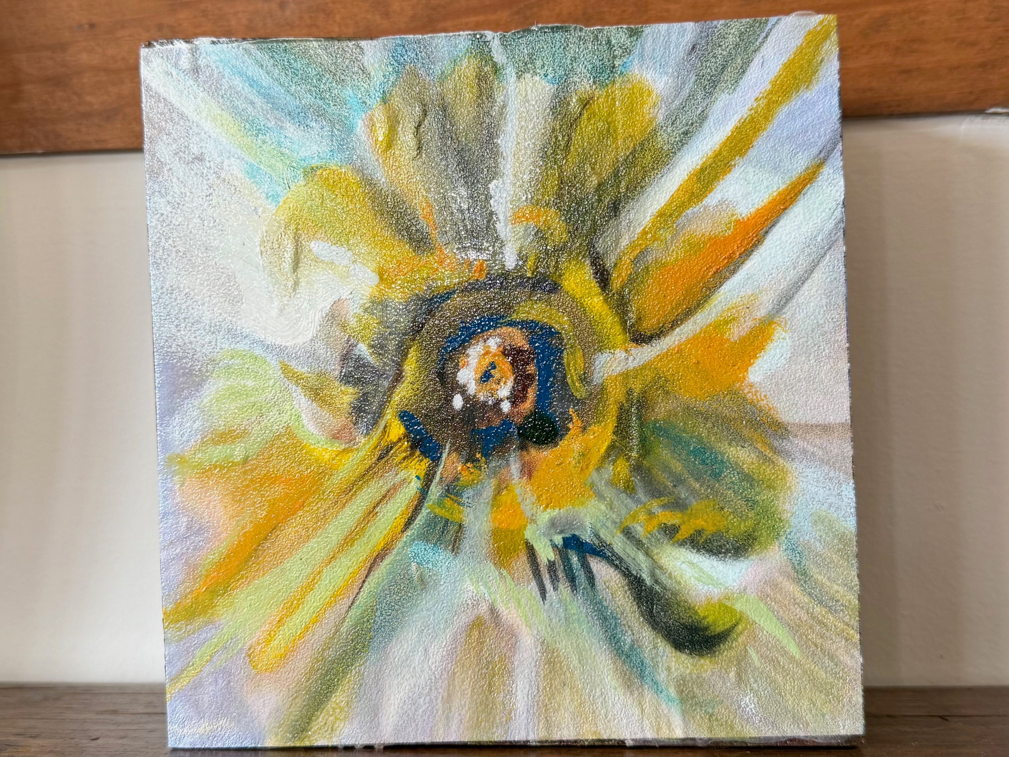 Narcissus Explosion Woodblock Painting