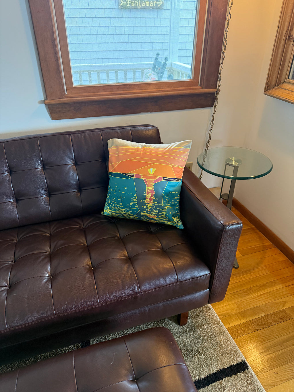 SUNSET BEACH COLLECTION: Golden Hour Sunset Pillow