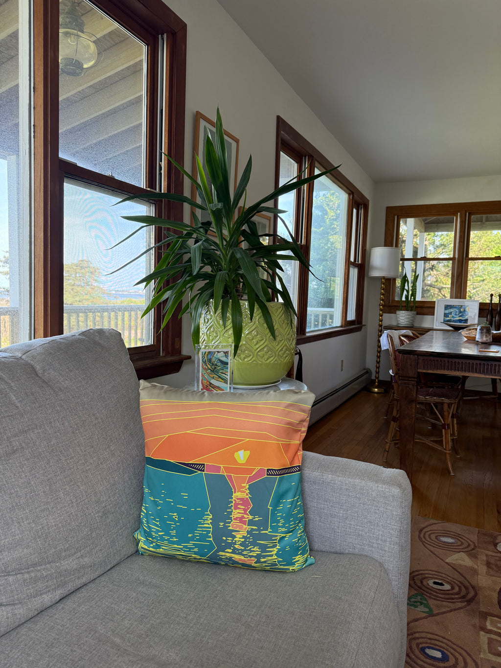 SUNSET BEACH COLLECTION: Golden Hour Sunset Pillow