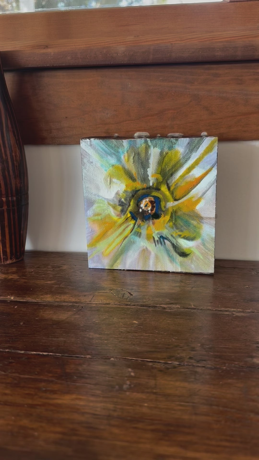 Narcissus Explosion Woodblock Painting